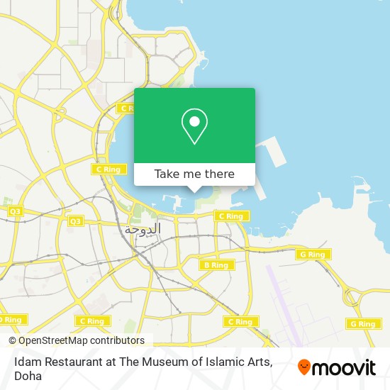 Idam Restaurant at The Museum of Islamic Arts map