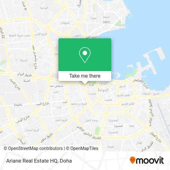 Ariane Real Estate HQ map