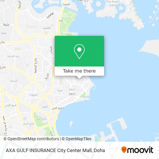 AXA GULF INSURANCE City Center Mall map