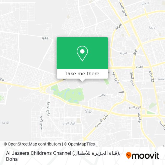 Al Jazeera Childrens Channel (قناة الجزيرة للأطفال) map