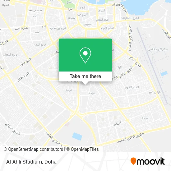 Al Ahli Stadium map