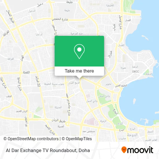Al Dar Exchange TV Roundabout map