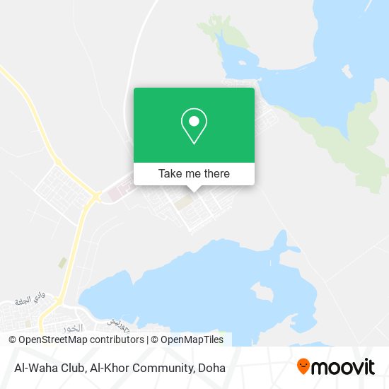 Al-Waha Club, Al-Khor Community map