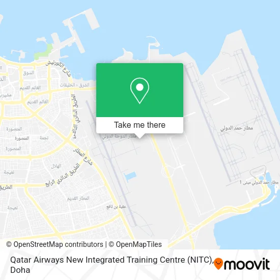 Qatar Airways New Integrated Training Centre (NITC) map
