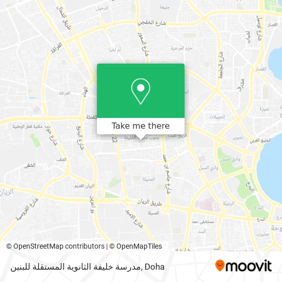 مدرسة خليفة الثانوية المستقلة للبنين map
