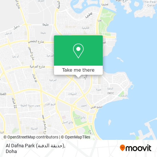 Al Dafna Park (حديقة الدفنة) map