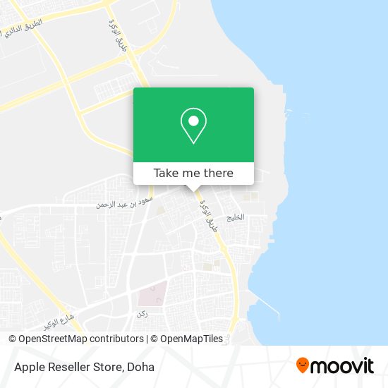 Apple Reseller Store map