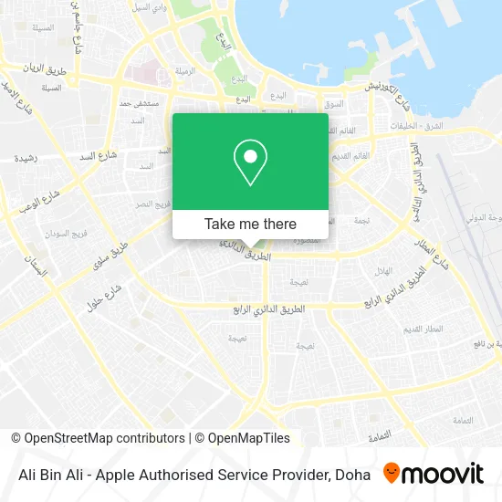 Ali Bin Ali - Apple Authorised Service Provider map