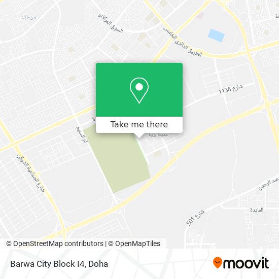 Barwa City Block I4 map