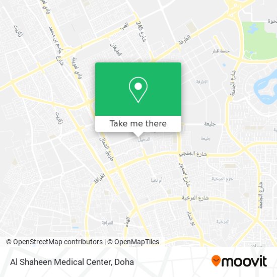 Al Shaheen Medical Center map