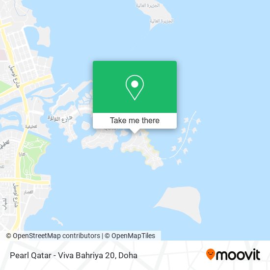 Pearl Qatar - Viva Bahriya 20 map