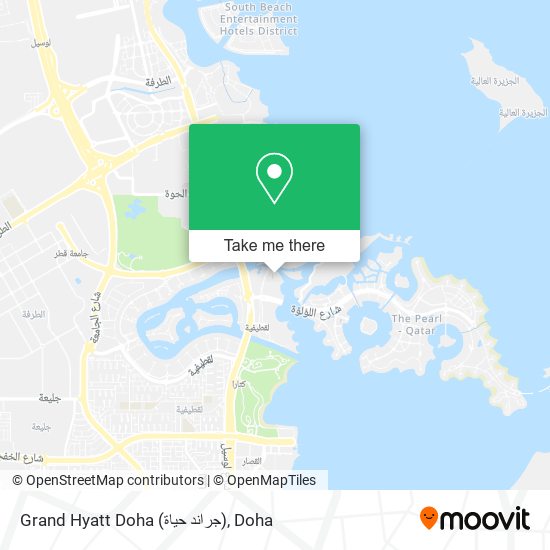 Grand Hyatt Doha (جراند حياة) map