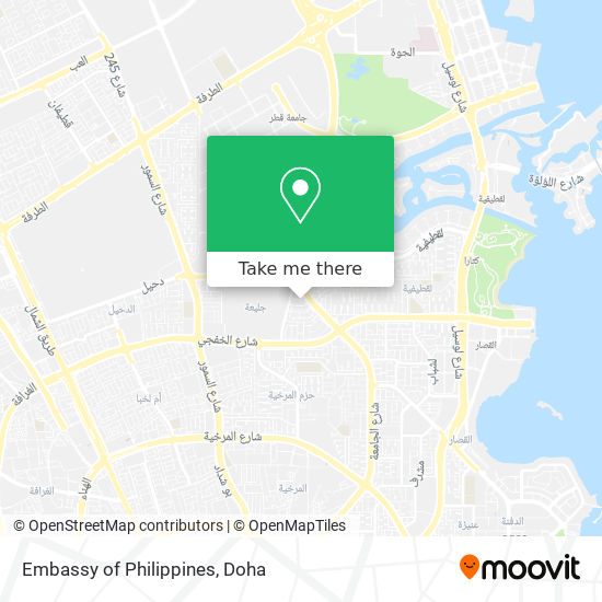 Embassy of Philippines map