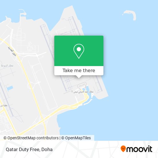 Qatar Duty Free map