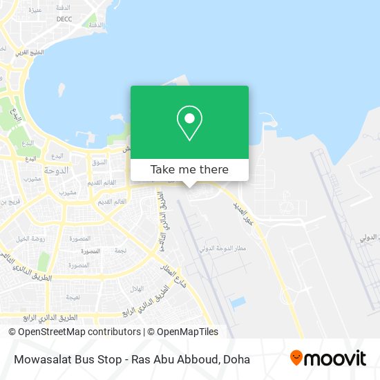 Mowasalat Bus Stop - Ras Abu Abboud map