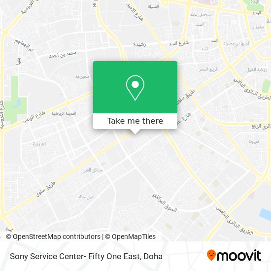 Sony Service Center- Fifty One East map