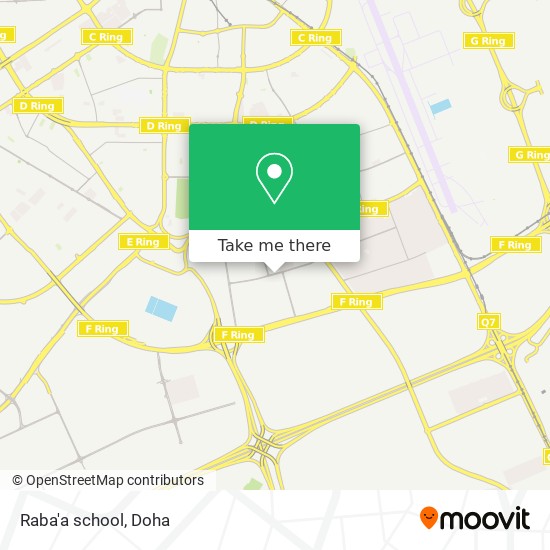 Raba'a school map