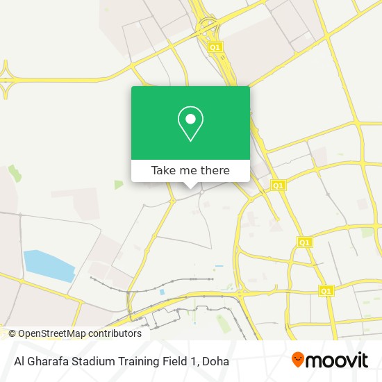 Al Gharafa Stadium Training Field 1 map