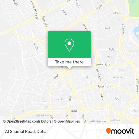 Al Shamal Road map