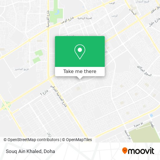 Souq Ain Khaled map