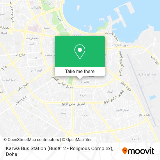 Karwa Bus Station (Bus#12 - Religious Complex) map