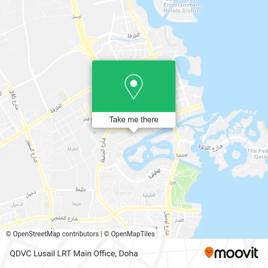 QDVC Lusail LRT Main Office map
