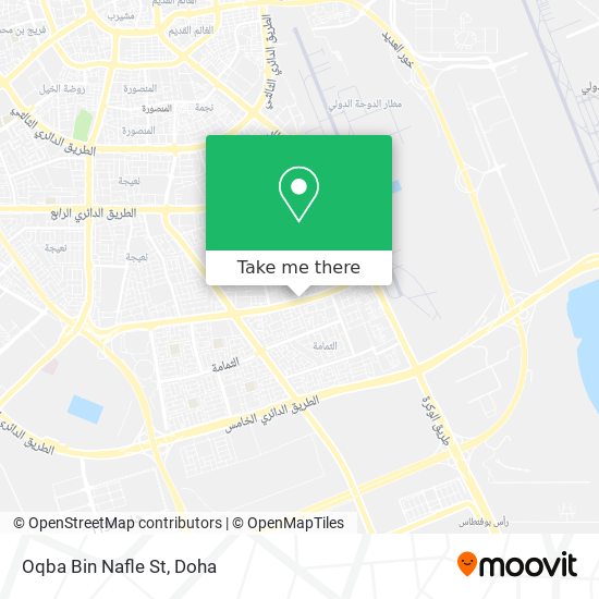 Oqba Bin Nafle St map