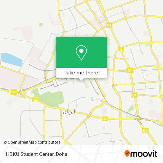 HBKU Student Center map