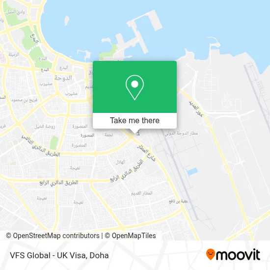 VFS Global - UK Visa map