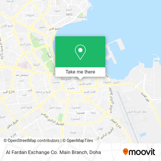 Al Fardan Exchange Co. Main Branch map
