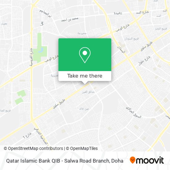 Qatar Islamic Bank QIB - Salwa Road Branch map