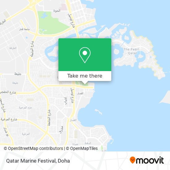 Qatar Marine Festival map