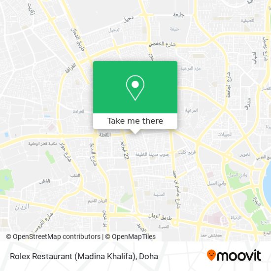 Rolex Restaurant (Madina Khalifa) map