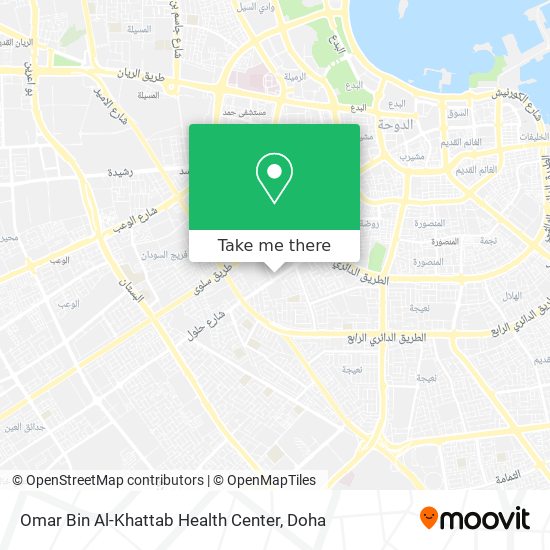 Omar Bin Al-Khattab Health Center map