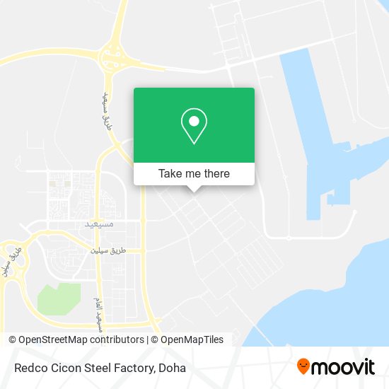 Redco Cicon Steel Factory map