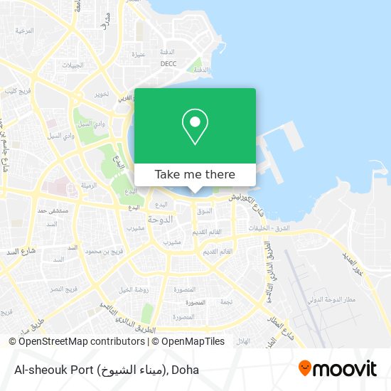 Al-sheouk Port (ميناء الشيوخ) map