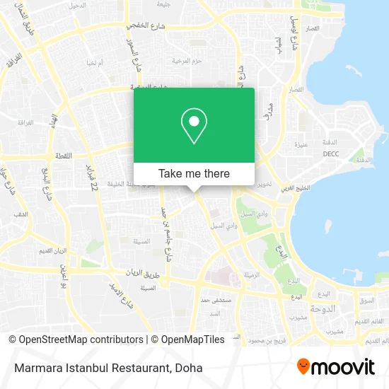 Marmara Istanbul Restaurant map