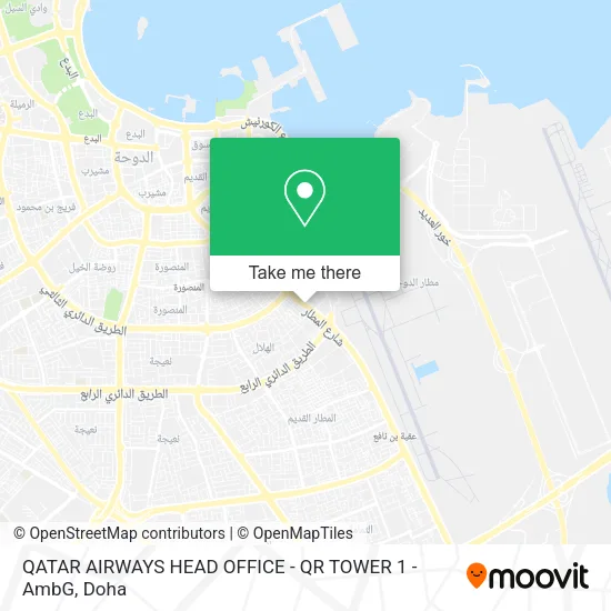 QATAR AIRWAYS HEAD OFFICE - QR TOWER 1 - AmbG map