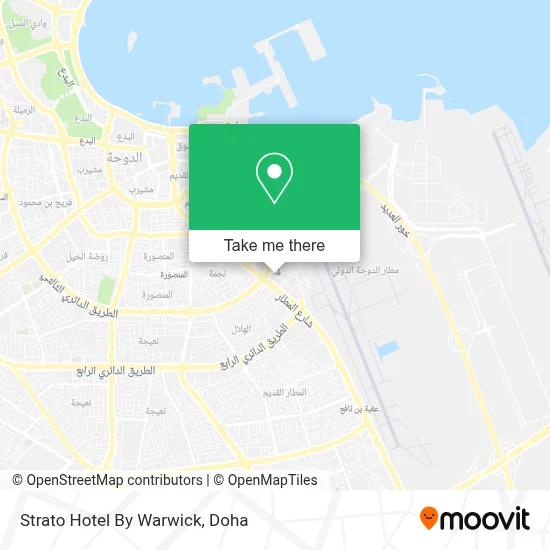 Strato Hotel By Warwick map