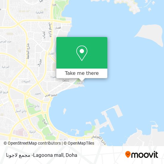 مجمع لاجونا -Lagoona mall map