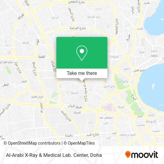 Al-Arabi X-Ray & Medical Lab. Center map