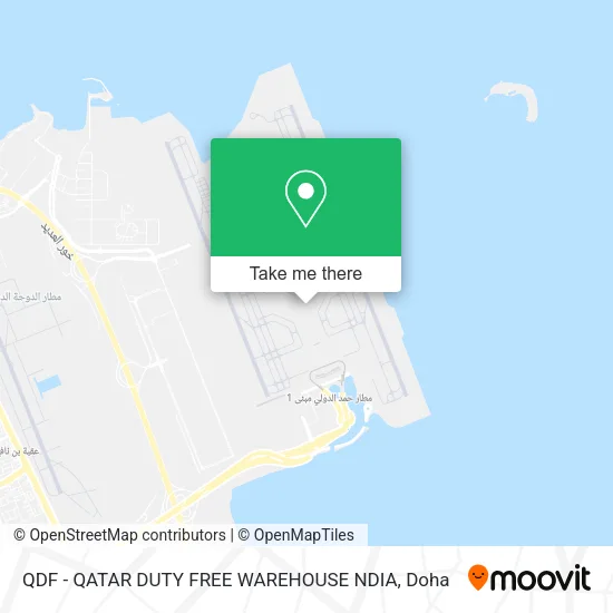 QDF - QATAR DUTY FREE WAREHOUSE NDIA map