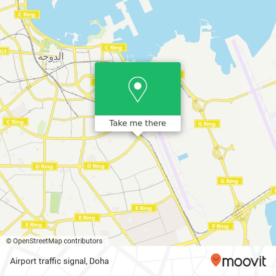 Airport traffic signal map