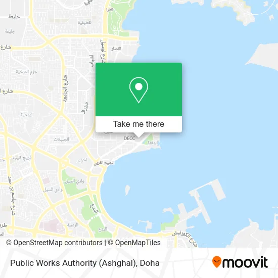 Public Works Authority (Ashghal) map