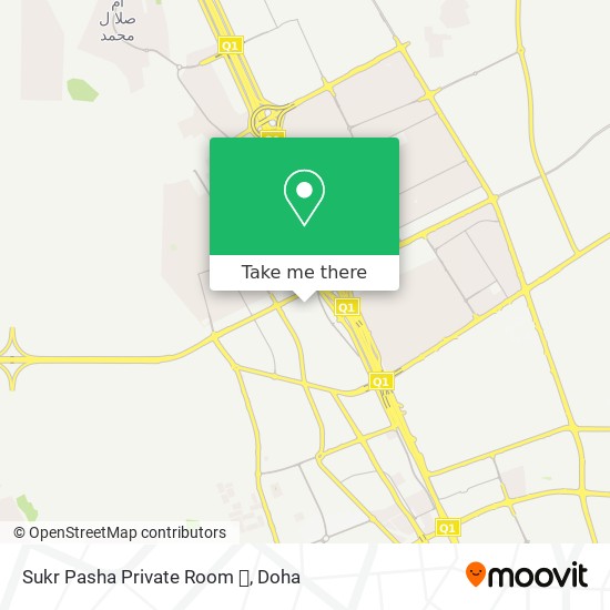 Sukr Pasha Private Room 💕 map