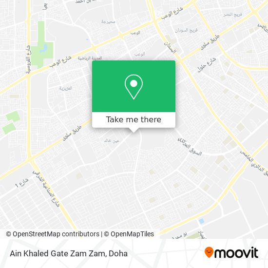 Ain Khaled Gate Zam Zam map