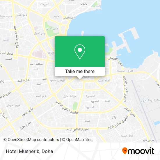 Hotel Musherib map