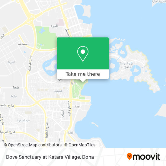 Dove Sanctuary at Katara Village map