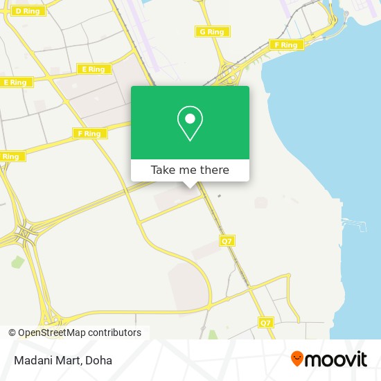 Madani Mart map