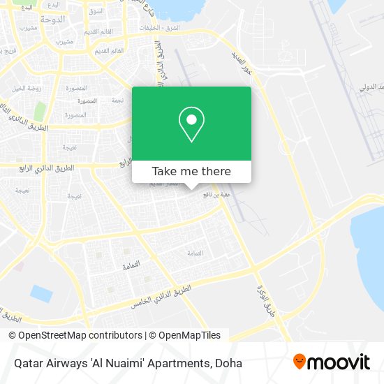 Qatar Airways 'Al Nuaimi' Apartments map